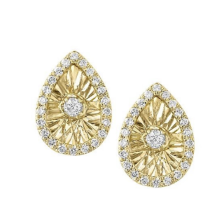 Diamond Pear Earrings