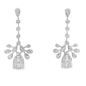 Splash Diamond Earrings