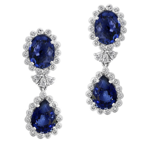 Starlit Sapphire Earrings