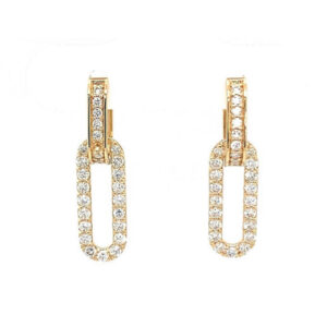 Diamond Link Earrings