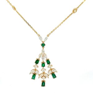 Emerald Lace Necklace