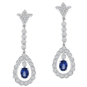 Sapphire Grace Earrings