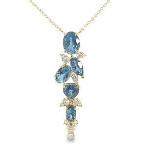 Aqua Drop Necklace