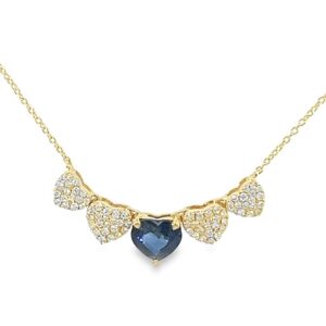 Heartfelt Sapphire Necklace