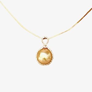 Golden Orbit Necklace